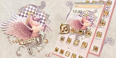Luxurious White Pegasus Theme स्क्रीनशॉट 3