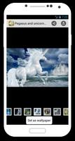 Pegasus and unicorn wallpapers capture d'écran 2