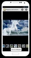 برنامه‌نما Pegasus and unicorn wallpapers عکس از صفحه