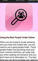 People Finder Search स्क्रीनशॉट 2