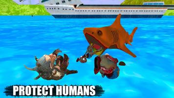 Angry Shark Attack 2018 - Zombie Hungry Games Screenshot 1