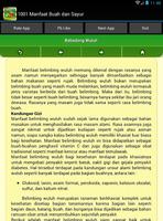 1001 Manfaat Buah dan Sayur تصوير الشاشة 3