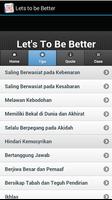 Let's to be Better syot layar 3