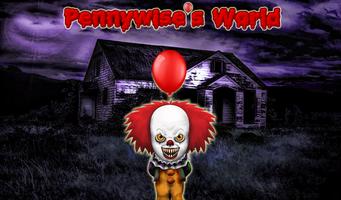 Pennywise Clown world (scary game) poster