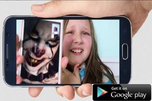 Instant Video Call Pennywise: Simulation تصوير الشاشة 1