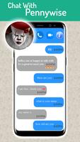 Chat With Pennywise Prank Plakat