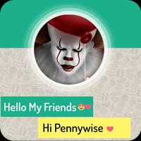 Chat With Pennywise Prank captura de pantalla 2