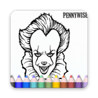 آیکون‌ How To Color Pennywise - Penny wise Coloring Pages