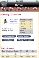 Baseball Sim capture d'écran 1