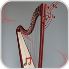 Harp instrument icon