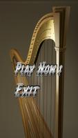 Instrument de harpe Affiche