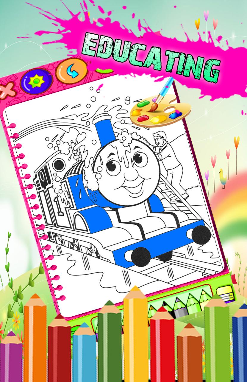 Gambar Kereta Thomas Untuk Mewarnai : 14 Gambar Latihan Mewarnai Thomas And Friends Untuk ...