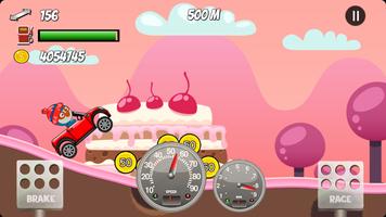 Piroro Hill Car Climb Racing Game capture d'écran 2