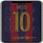Lionel Messi 4K HD Lock Screen ikona