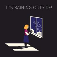 It's Raining Outside poster