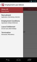 1 Schermata Employment Law A - Z Guide