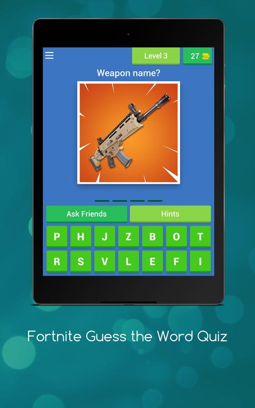 Guess the Picture Quiz for Fortnite para Android - APK Baixar - 500 x 800 jpeg 33kB