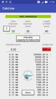 Fishing Line Calculator capture d'écran 2