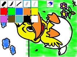 Kids Paint & Coloring Free ポスター