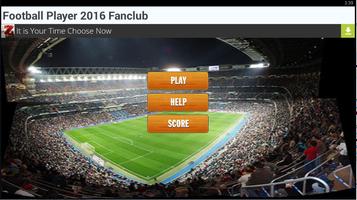 Football Player 2016 Fanclub Plakat