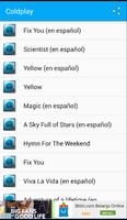 Coldplay Songs & Lyrics syot layar 1