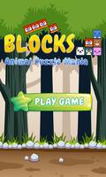 Blocks Animal Puzzle Mania Affiche