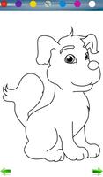 Coloring: Dogs تصوير الشاشة 3