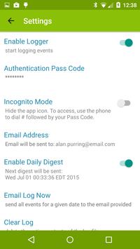 mighty text call logger apk screenshot