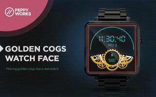Golden Cogs Watch Face screenshot 2