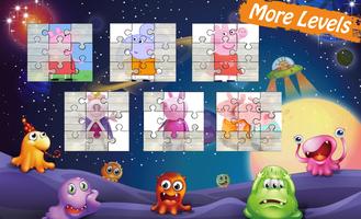 Peppa Puzzle For Kids-Pink Pig Screenshot 1