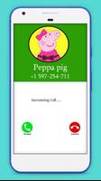 Call From peppa  baby Pig simulator تصوير الشاشة 1