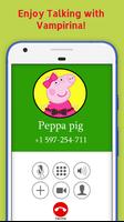 Call From peppa  baby Pig simulator تصوير الشاشة 2
