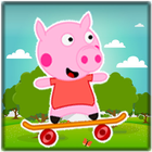 Peppa Happy Skate Pig Zeichen