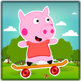 Peppa Happy Skate Pig আইকন