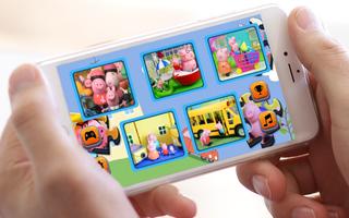 برنامه‌نما Jigsaw Peppa Puzzle Toys عکس از صفحه