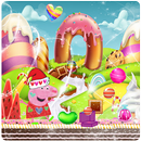 Pepa happy Pig Candy World APK