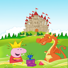 Pepa happy Pig Castle Run icon