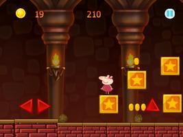 Pepa happy Pig Castle Run screenshot 1