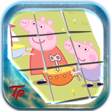 Slide Puzzle For Peppa Pig Jigsaw icône