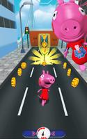Peppa Pig Game: Run, Dash & Surf Free Subway Game capture d'écran 1