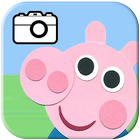 Pig Photo Sticker Editor آئیکن