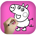 How To Draw Pippa Pig icon