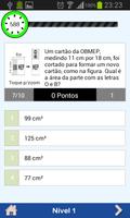 Simulado OBMEP nível 1 screenshot 2