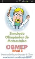 Simulado OBMEP nível 3 โปสเตอร์