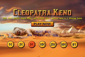 Cleopatra Keno Screenshot 2
