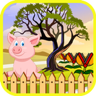 Peppie Pig Game Free Fun Toys أيقونة