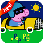 New Pepa Pig Car 2 ícone
