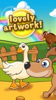 برنامه‌نما Animal puzzle for kids farm HD عکس از صفحه