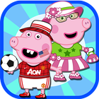 Pepy Pig Dress Up آئیکن