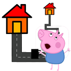 Pepy Pig Labyrinth Zeichen